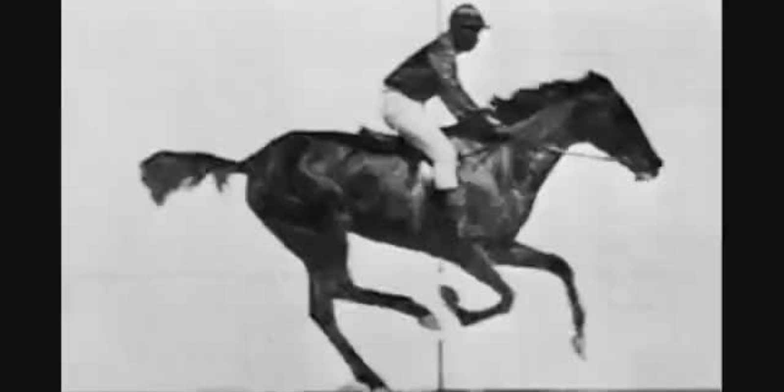 Horse in Motion early film experiment by Eadweard Muybridge