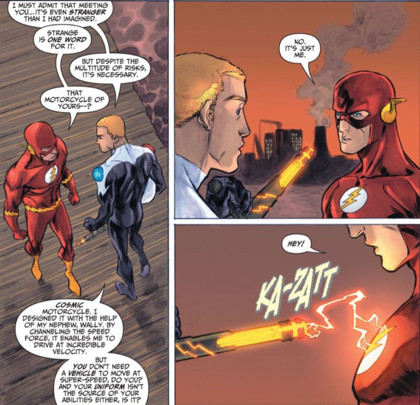 Hot Pursuit Flash DC Comics