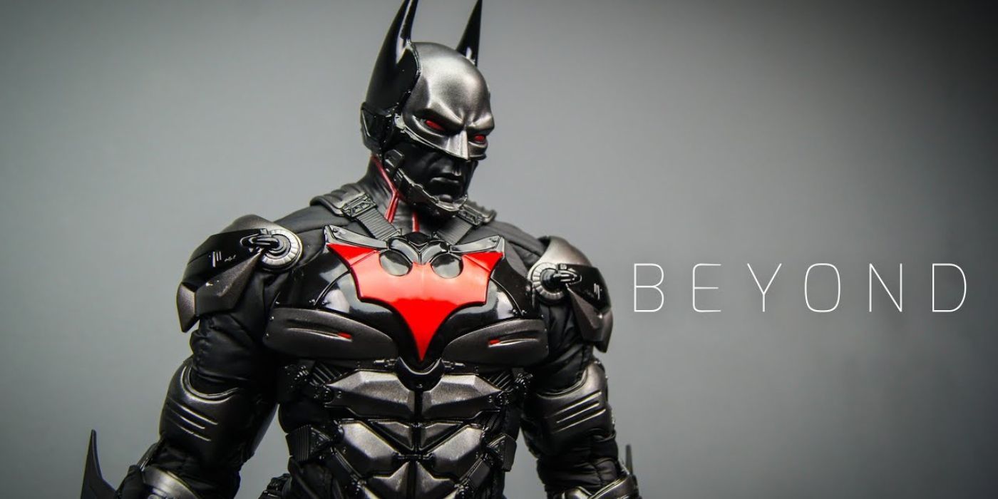 The Hot Toys Batman Arkham Knight Batman Beyond Figure (The Future Version).