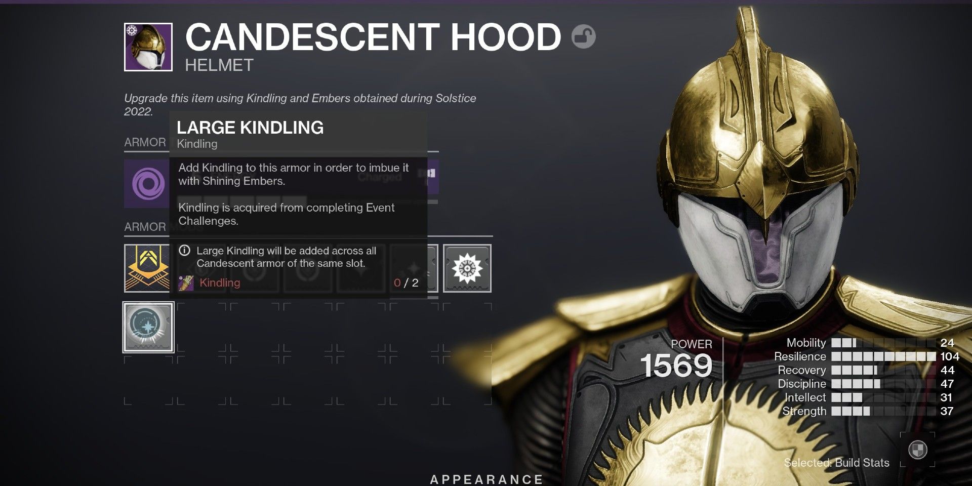 How To Upgrade The Candescent Armor In Destiny 2