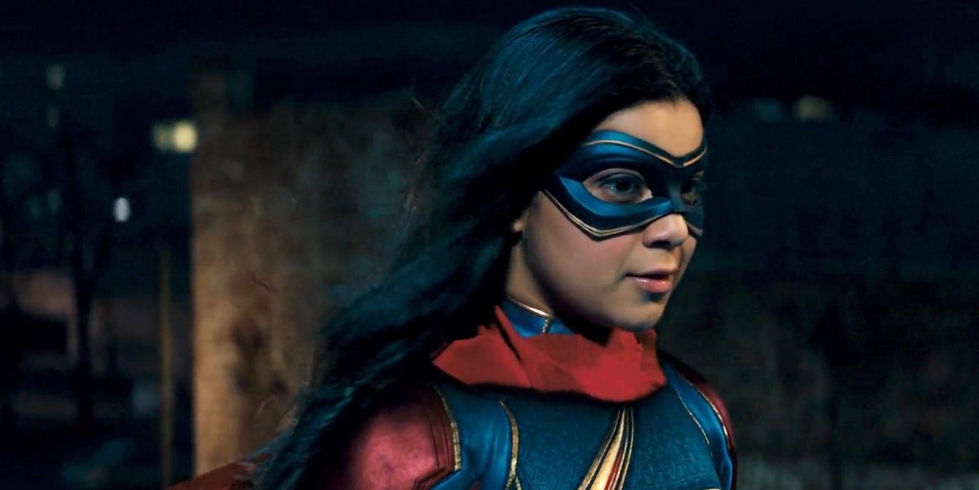 Kamala Khan In her Ms Marvel costume.