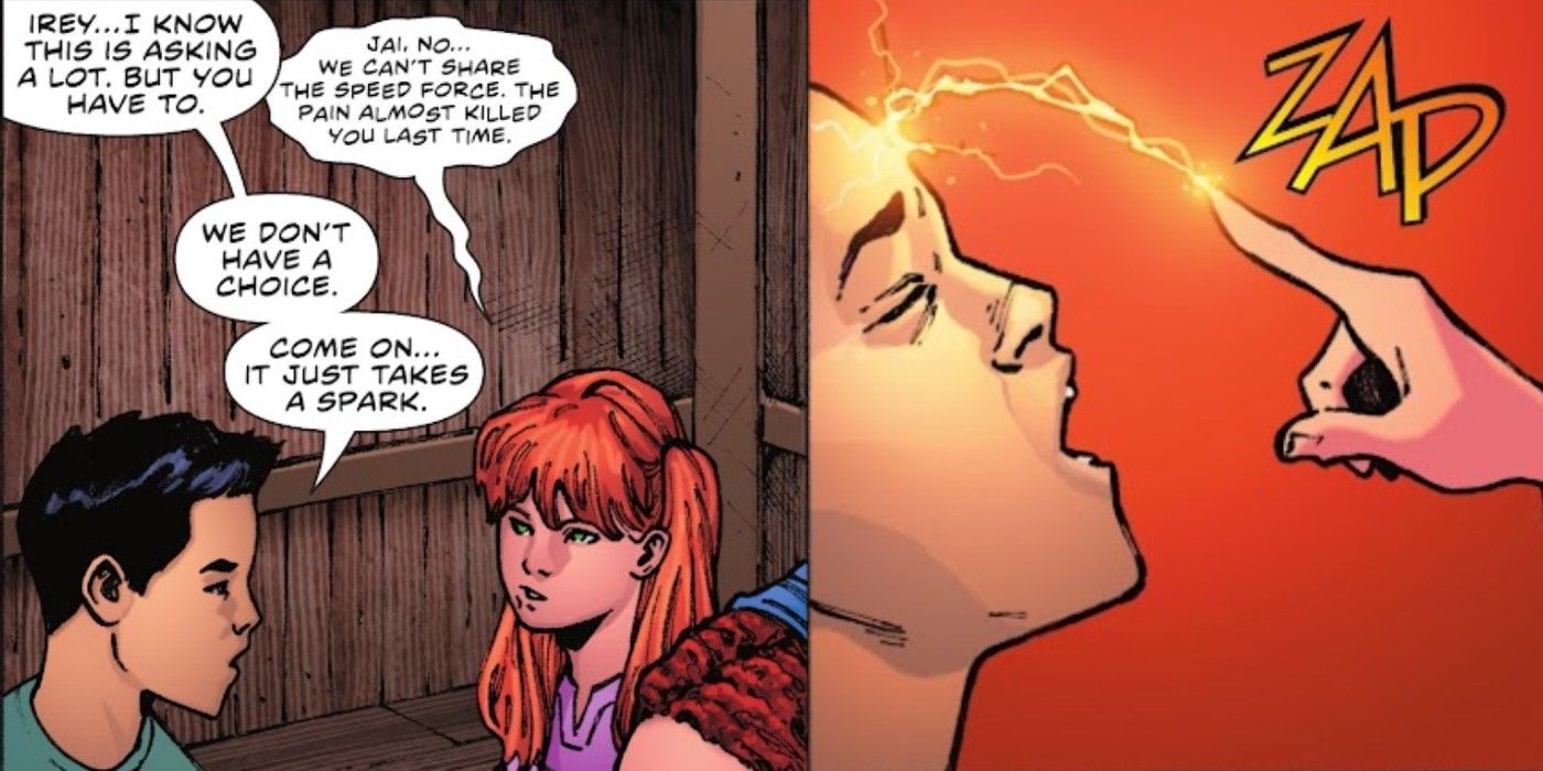 Irey and Jai West split the Speed Force between them in The Flash #778.