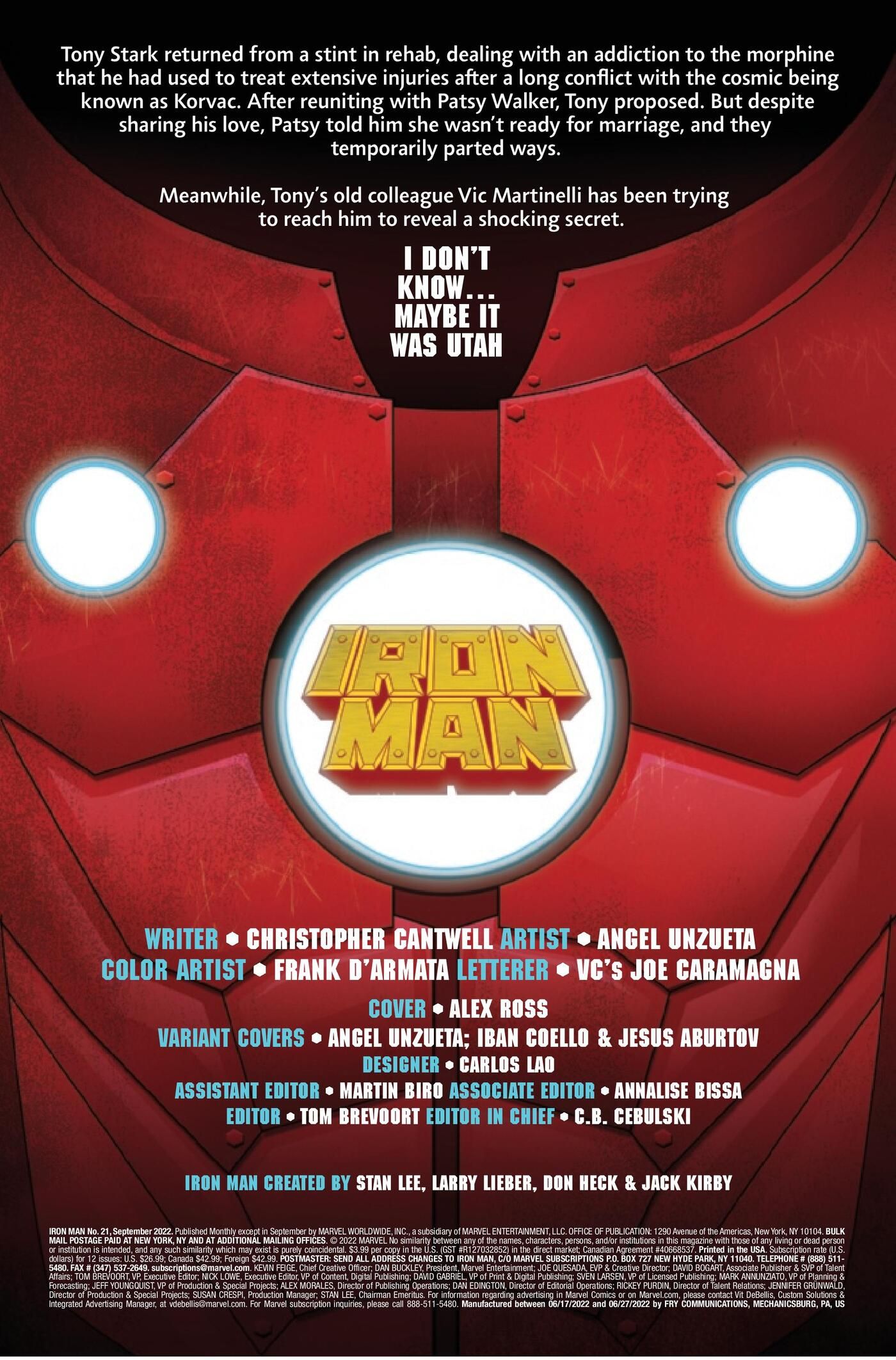Iron Man 21 credits