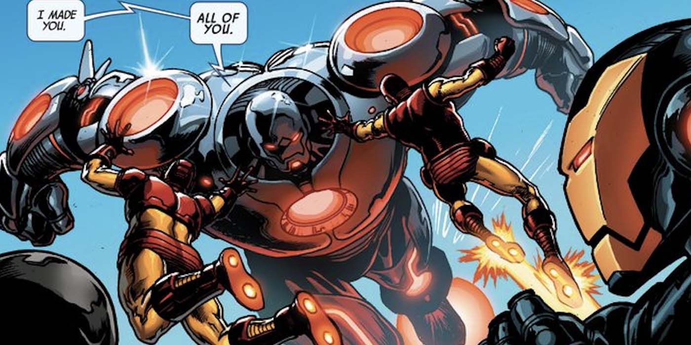 Iron Man Fights Suits