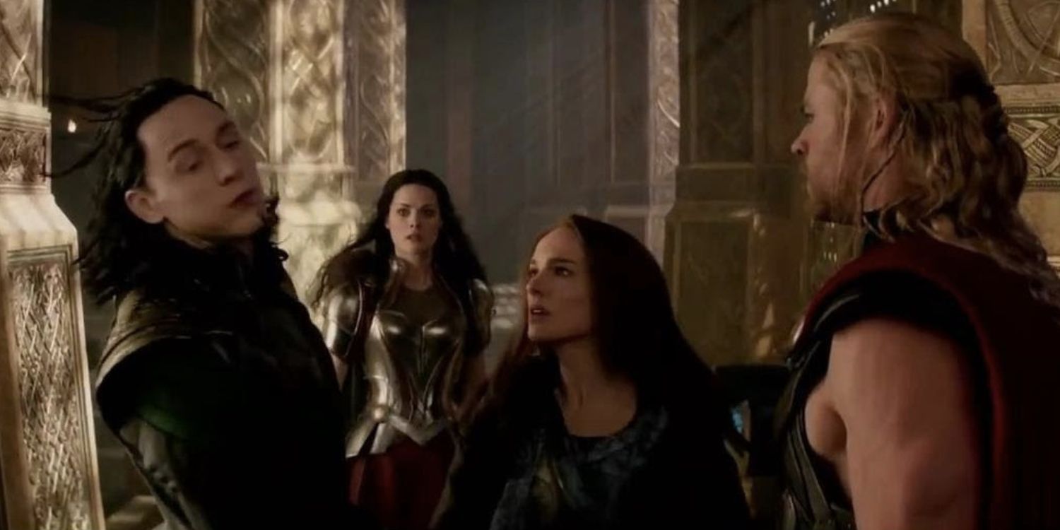 Jane slaps Loki in Thor