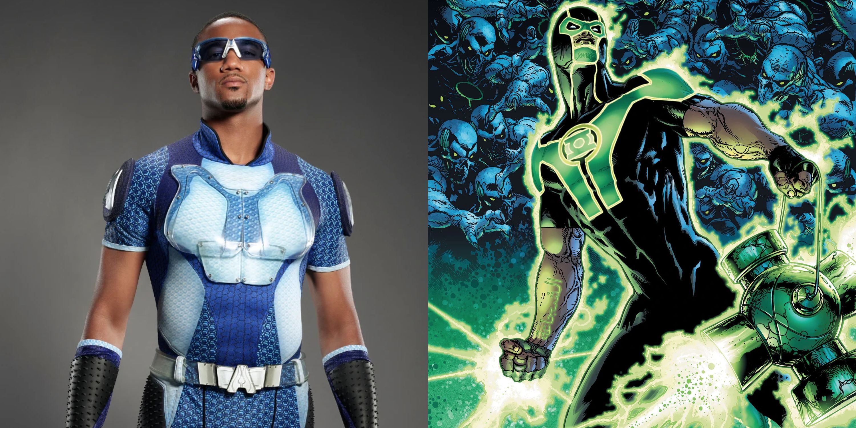 Jessie T. Usher &amp; Green Lantern (Simon Baz)