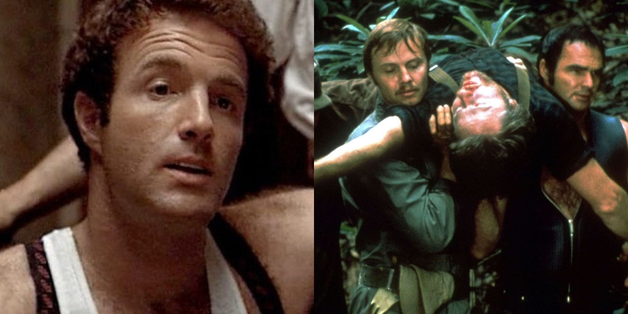 James Caan in The Godfather and the rafters in Deliverance