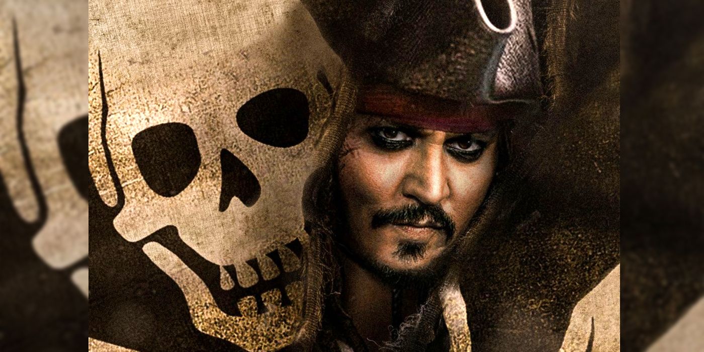 Johnny Depp as Jack Sparrow in Pirates of the Caribbean 6 Fan Poster