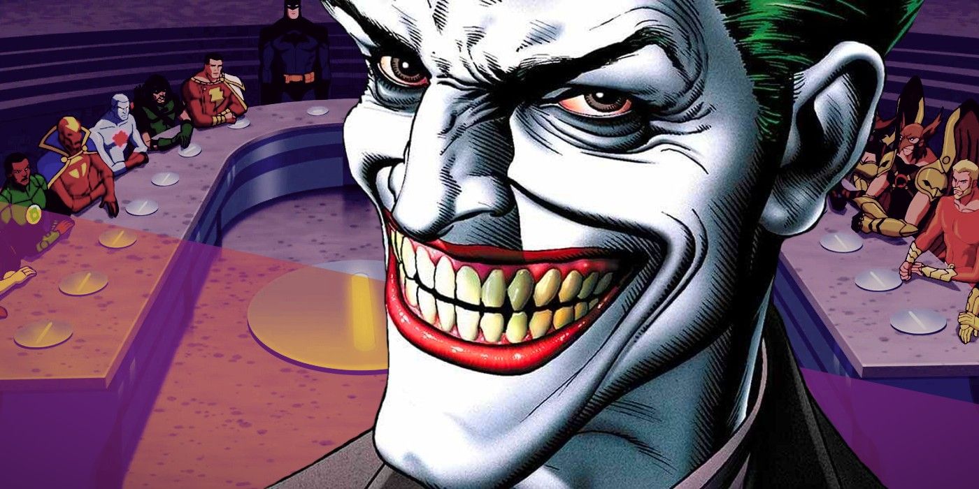 Joker Justice League Meeting