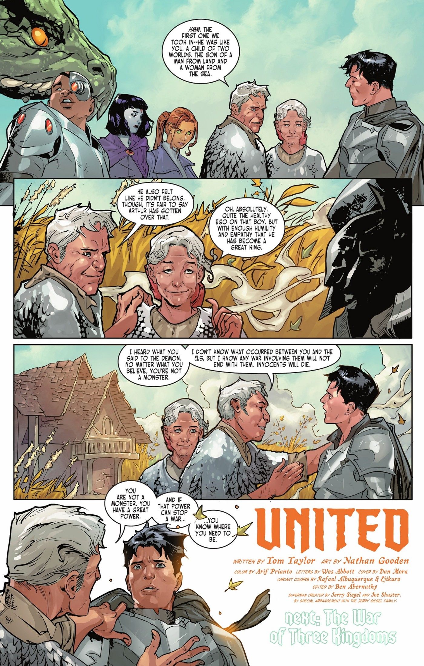 panels from Dark Knights of Steel #7
