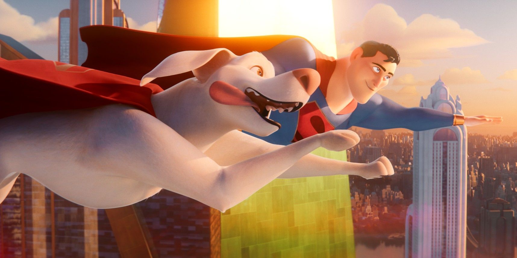 Dwayne Johnson voices Krypto and John Krasinski voices Superman in DC League of Super-Pets