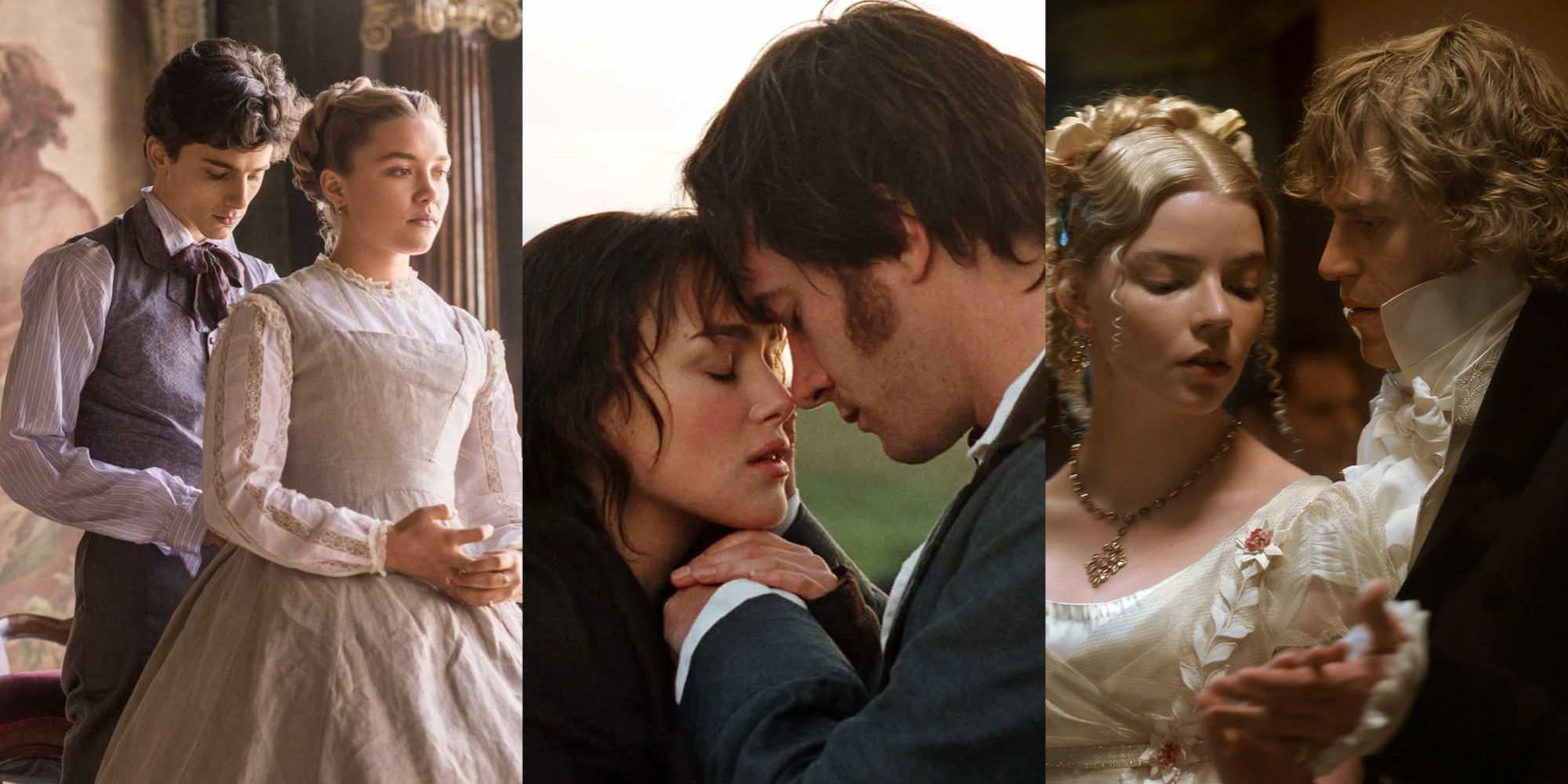 Little Women, Pride And Prejudice and Emma