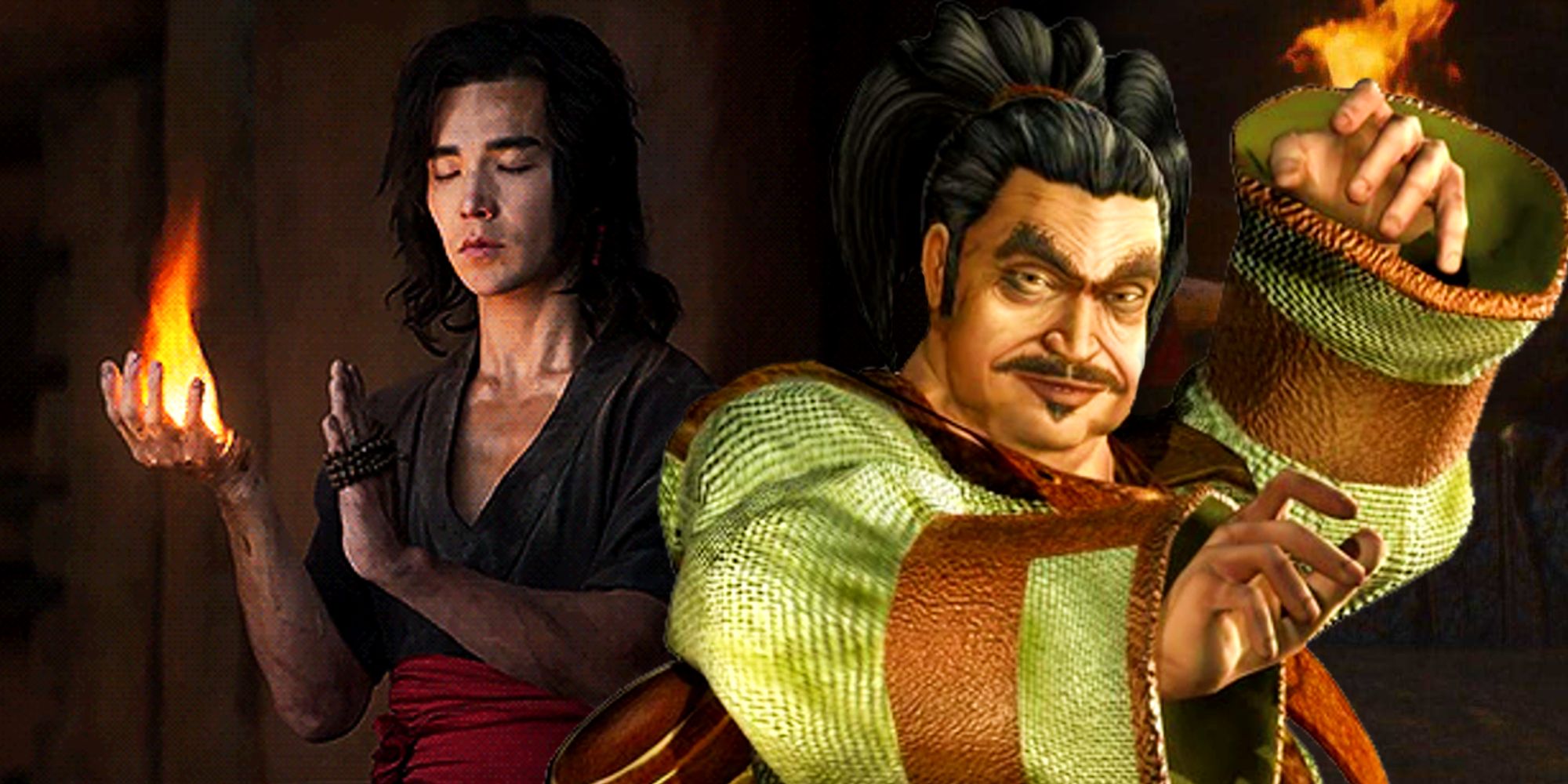 Liu Kang and Bo Rai Cho in Mortal Kombat