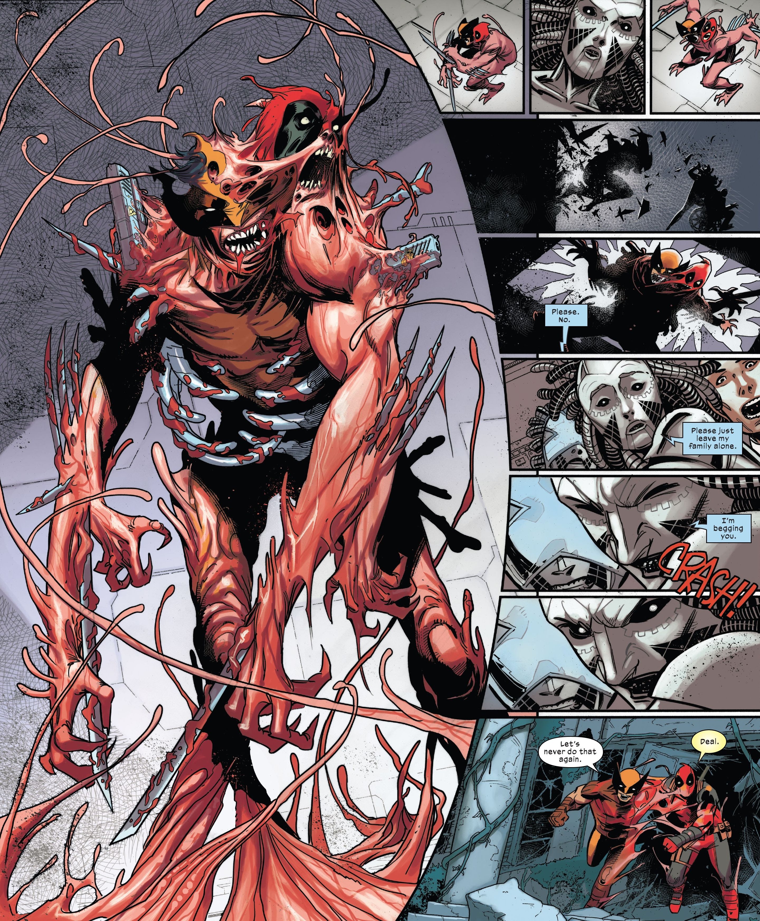 Logan Deadpool Gross Hybrid in Wolverine 23