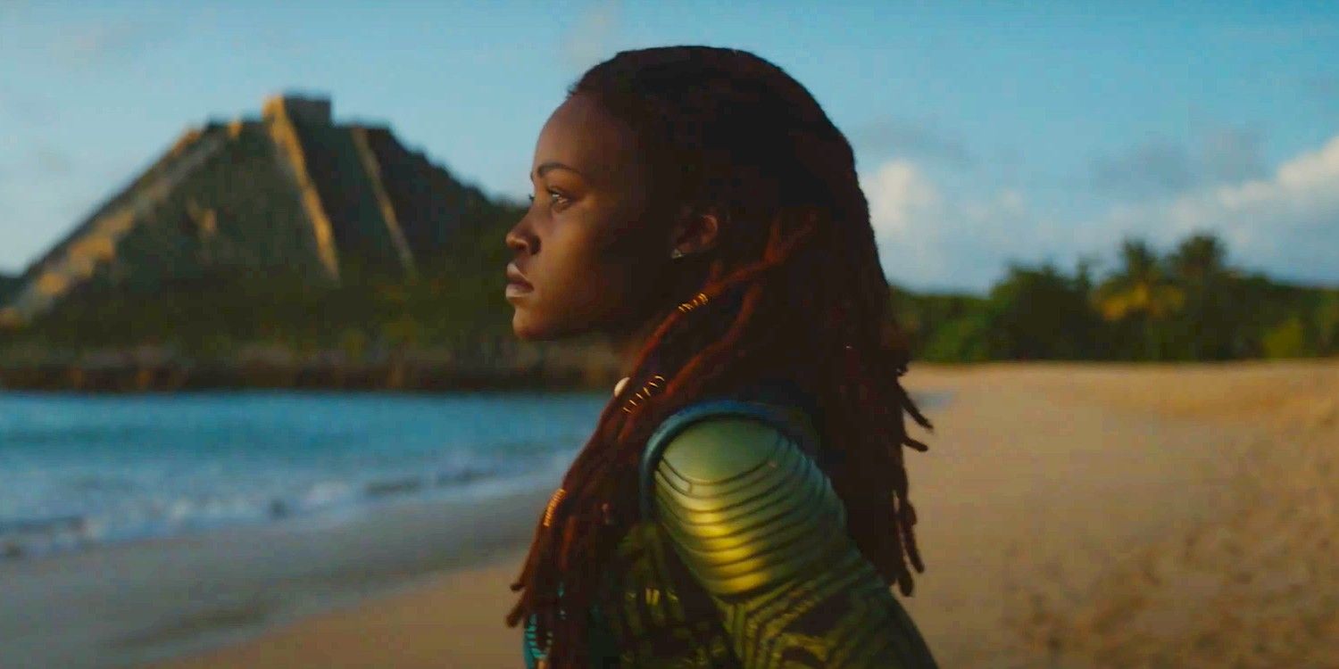 Lupita Nyongo as Nakia in Black Panther Wakanda Forever