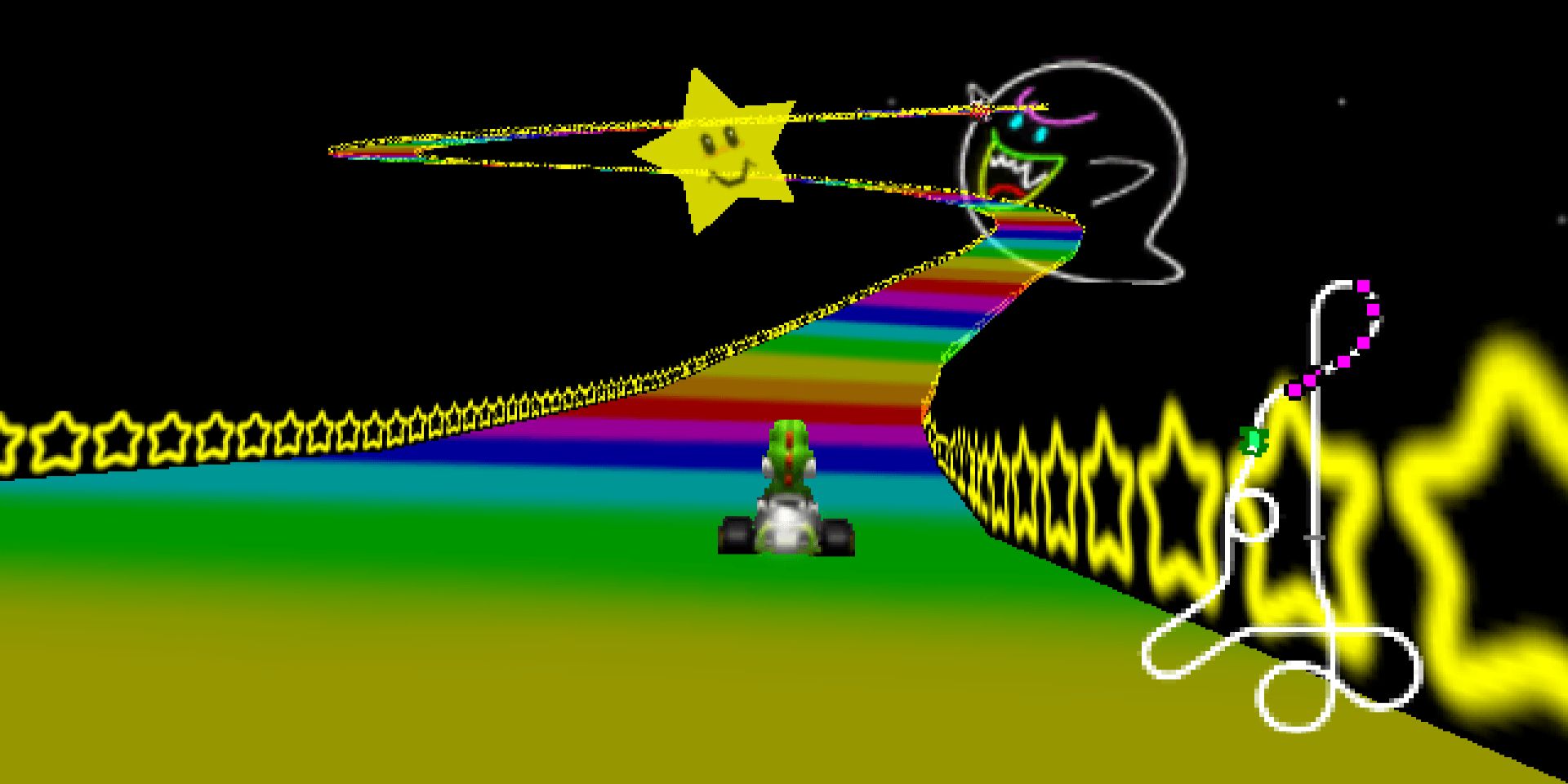 Mario Kart 64 Rainbow Road