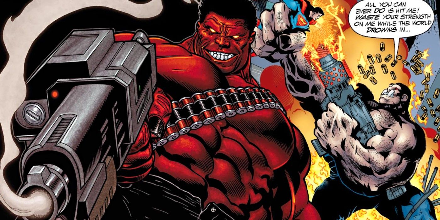Marvel Red Hulk DC the General