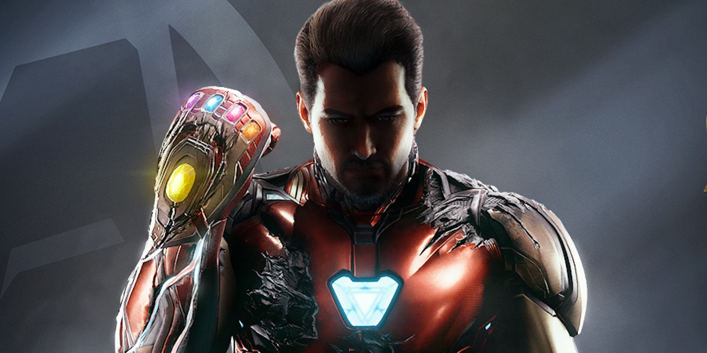Marvel's Avengers Gives Iron Man The Infinity Stones In Endgame Outfit