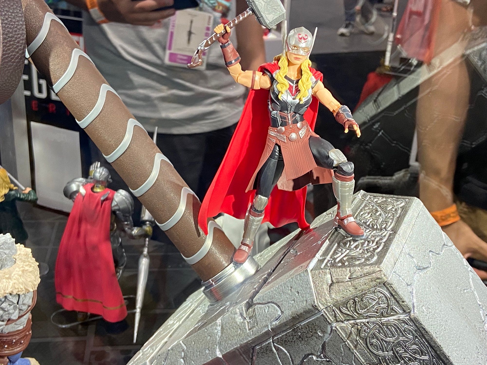 Mighty Thor toy at Hasbro Booth SDCC 2022