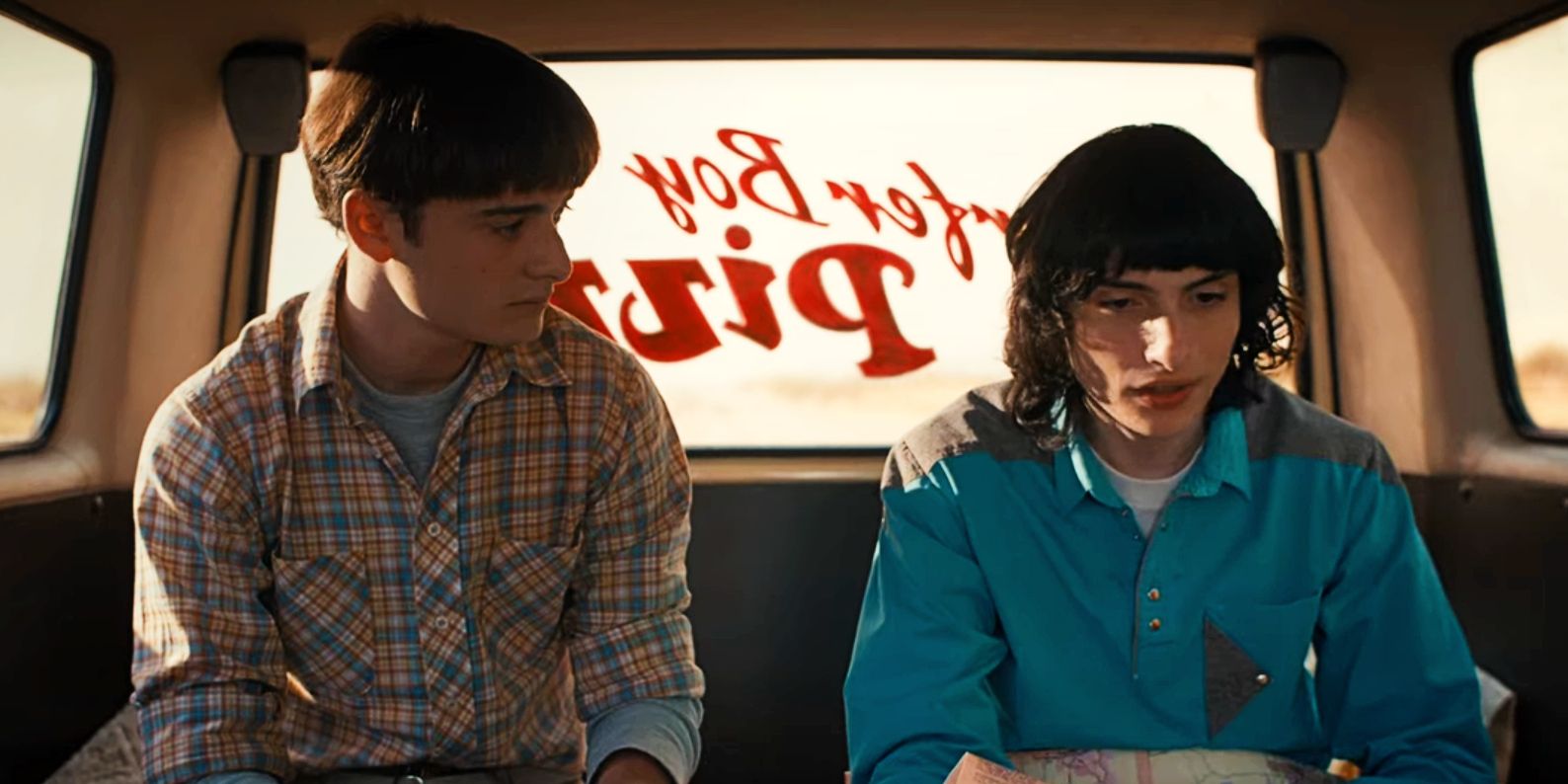 Mike Wheeler and Will Byers in Stranger Things 4 Episode 8