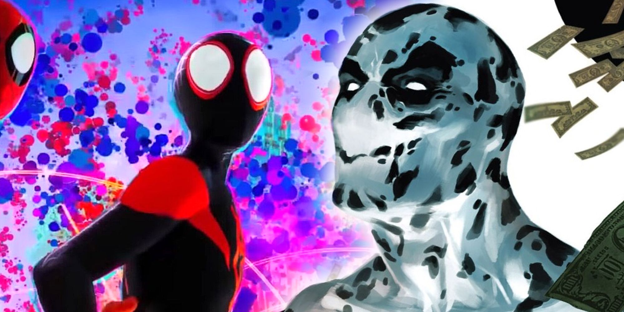 Miles Morales and Spot in Spider-Man Across the Spider-Verse