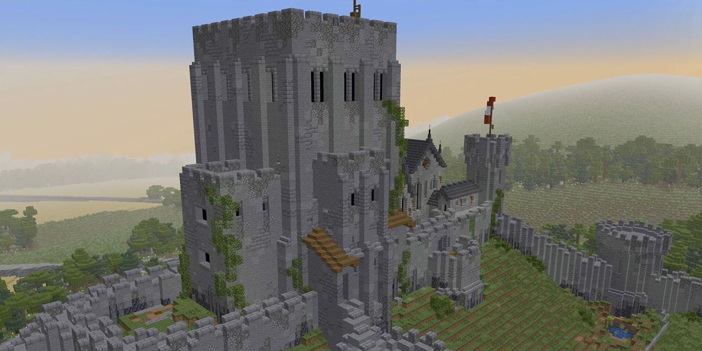 Minecraft Corfe Castle Recreation