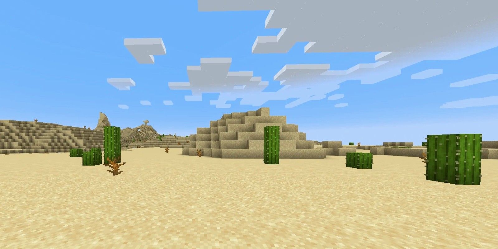 A Desert in Minecraft