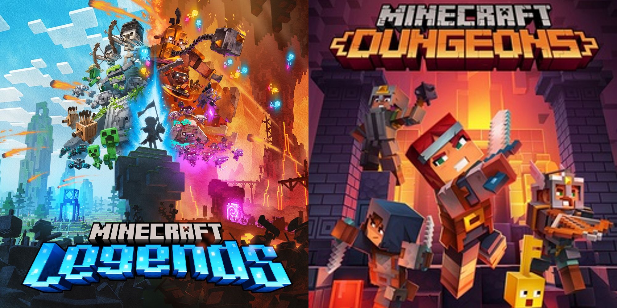 Minecraft Legends is more about the crafting than the mining