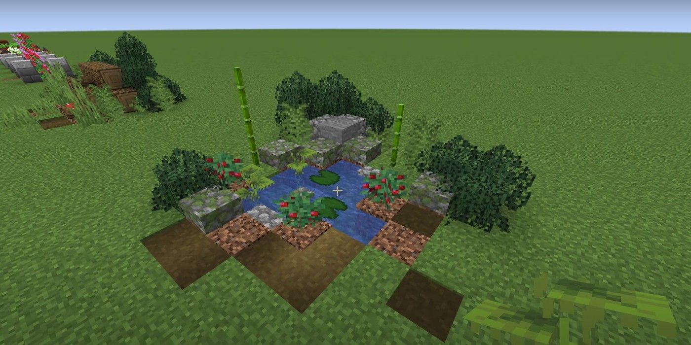 A Minecraft Pond Design