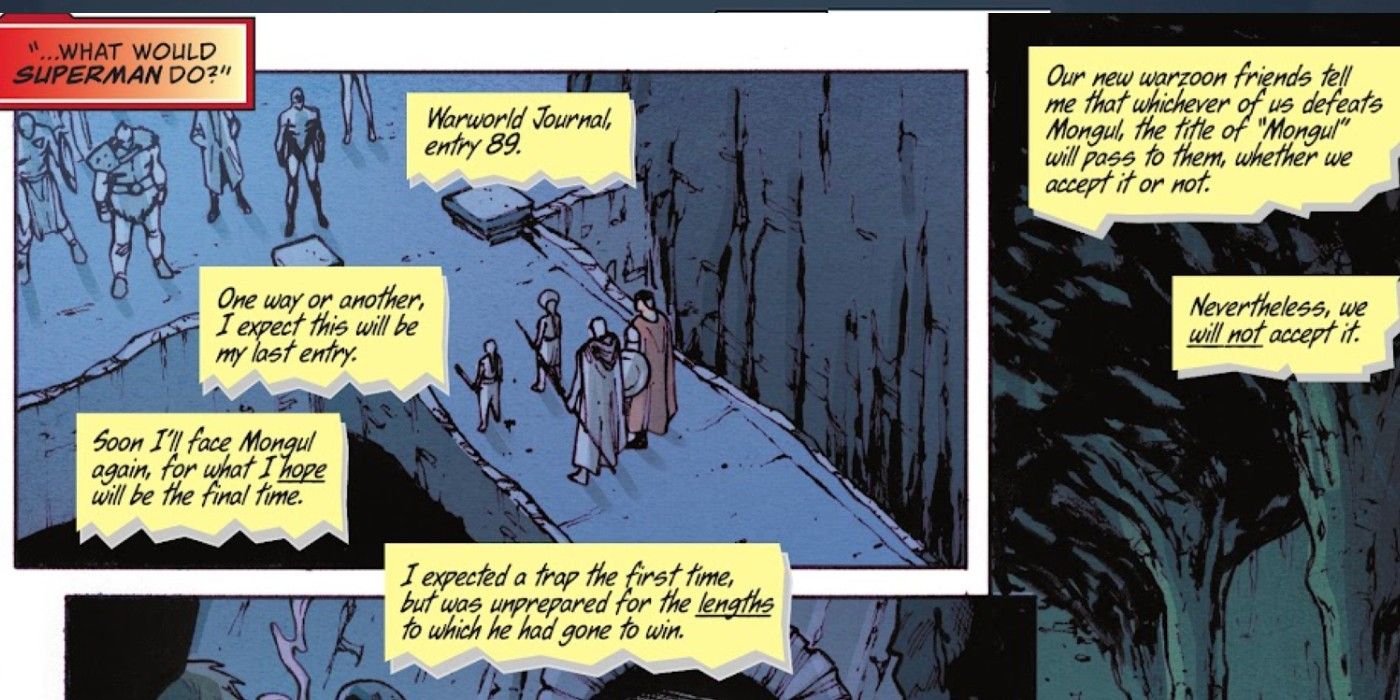 Mongul's name origin in Action Comics #1045.