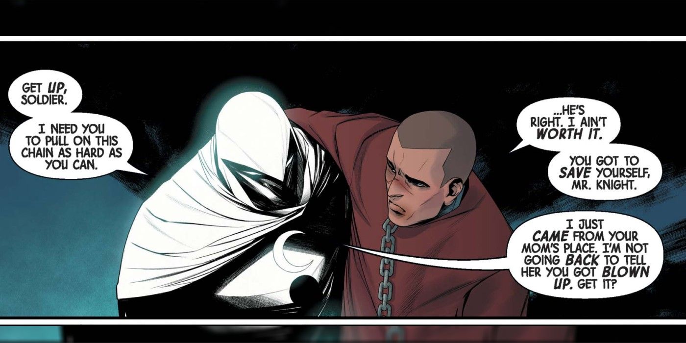 Moon Knight and Soldier in Moon Knight 5