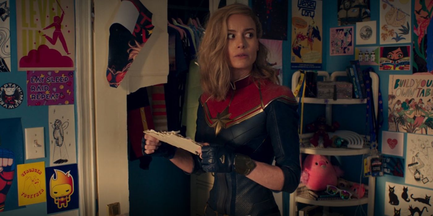 Carol Danvers in Ms. Marvel's post-credits scene