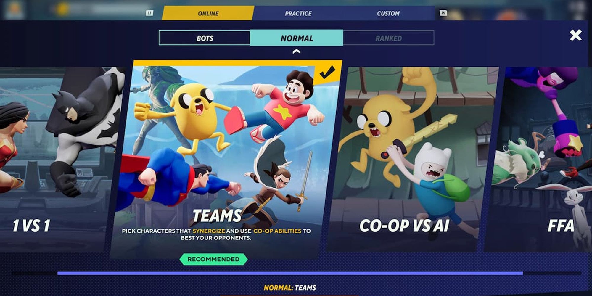 MutiVersus ainda não tem planos de adicionar modo multiplayer local