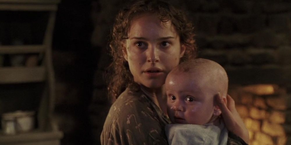 Natalie Portman with a baby in Cold Mountain Cropped 1