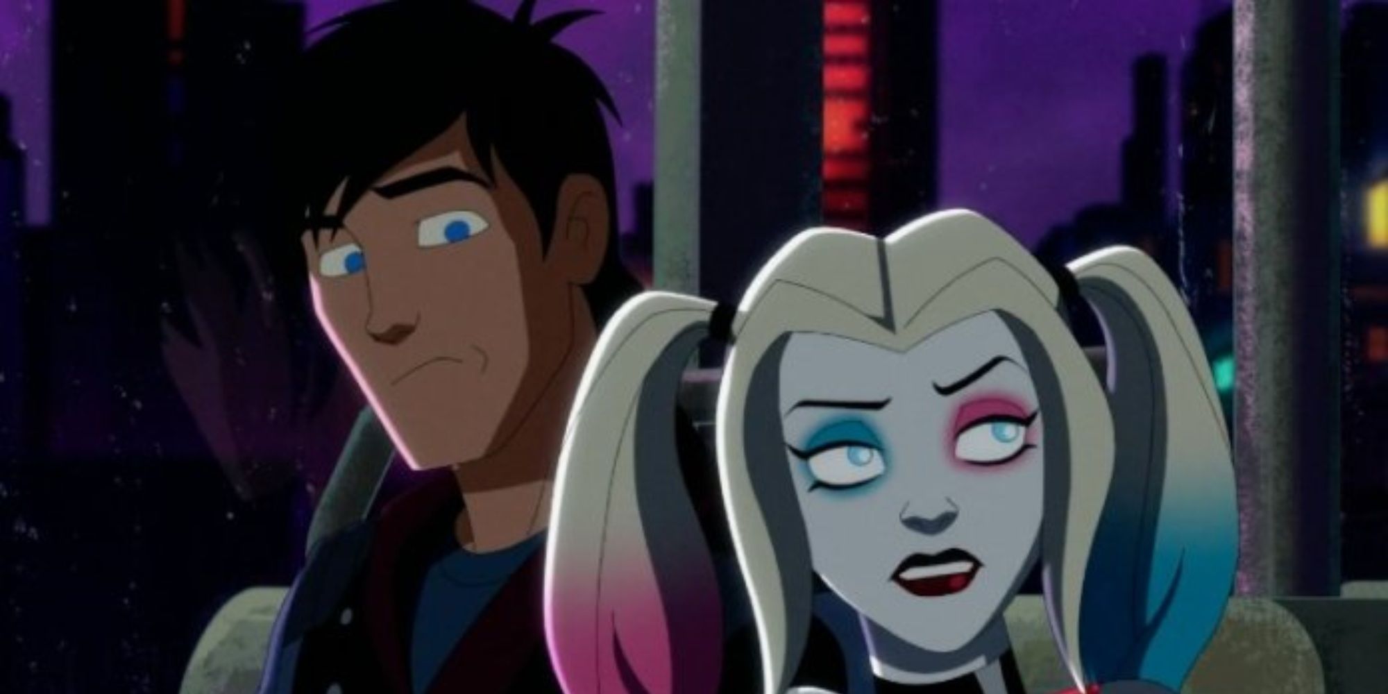 Nightwing and Harley Quinn