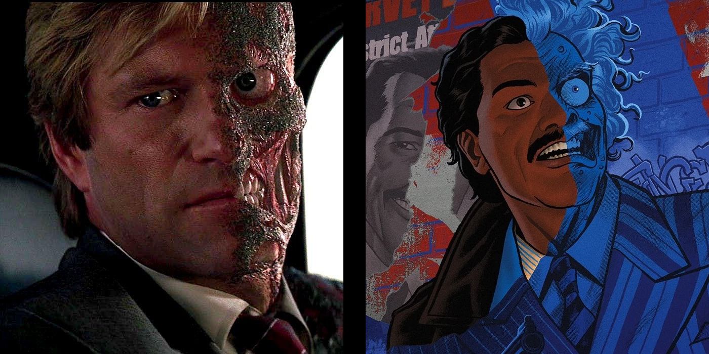 Tim Burton's Version of Two-Face Shows His Biggest Difference From Nolan's