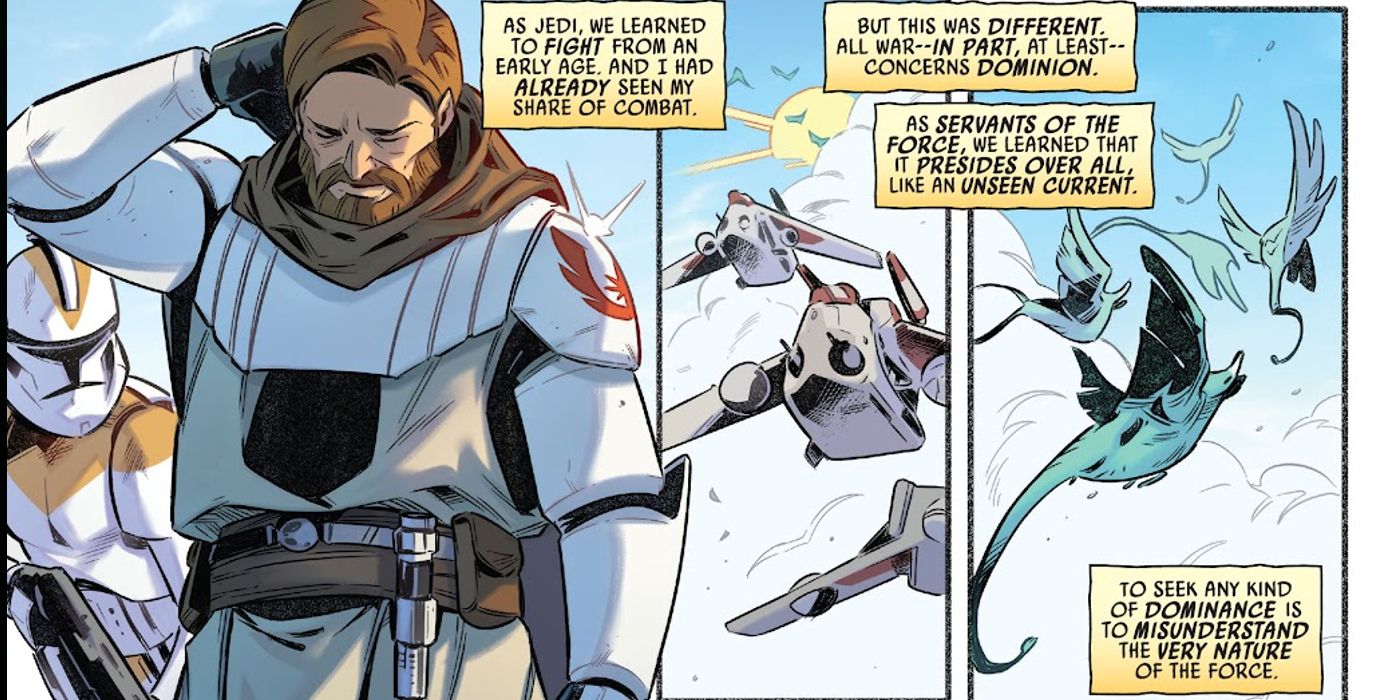 Obi-Wan Kenobi reflects on the Clone Wars