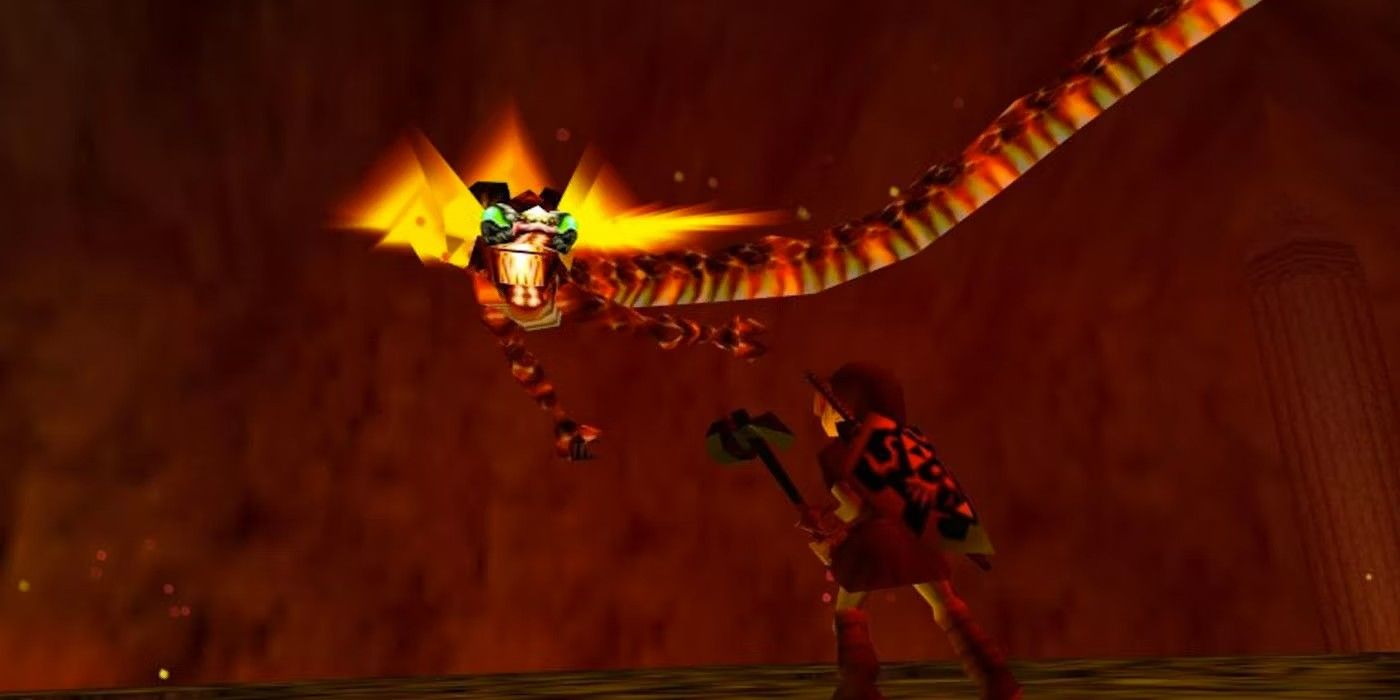 Ocarina of Time Volvagia Zelda Boss