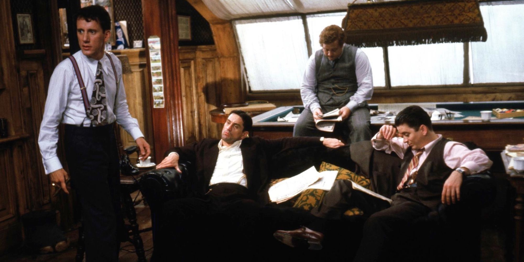 Robert De Niro, Joe Pesci, and James Woods in Once Upon A Time In America