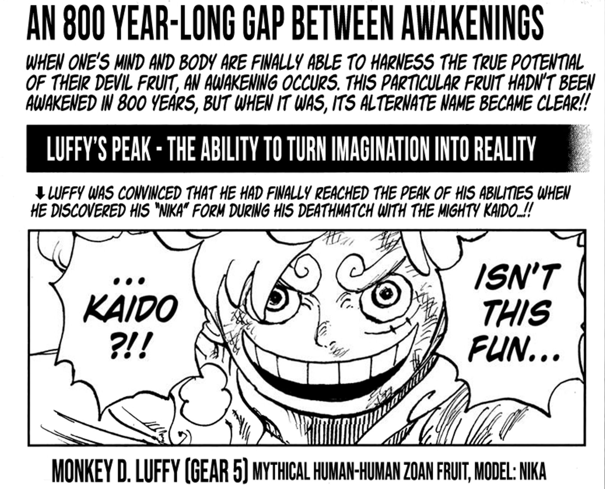 One Piece: The Potential of Luffy's Gear 5 Hito Hito no mi – Nika Model