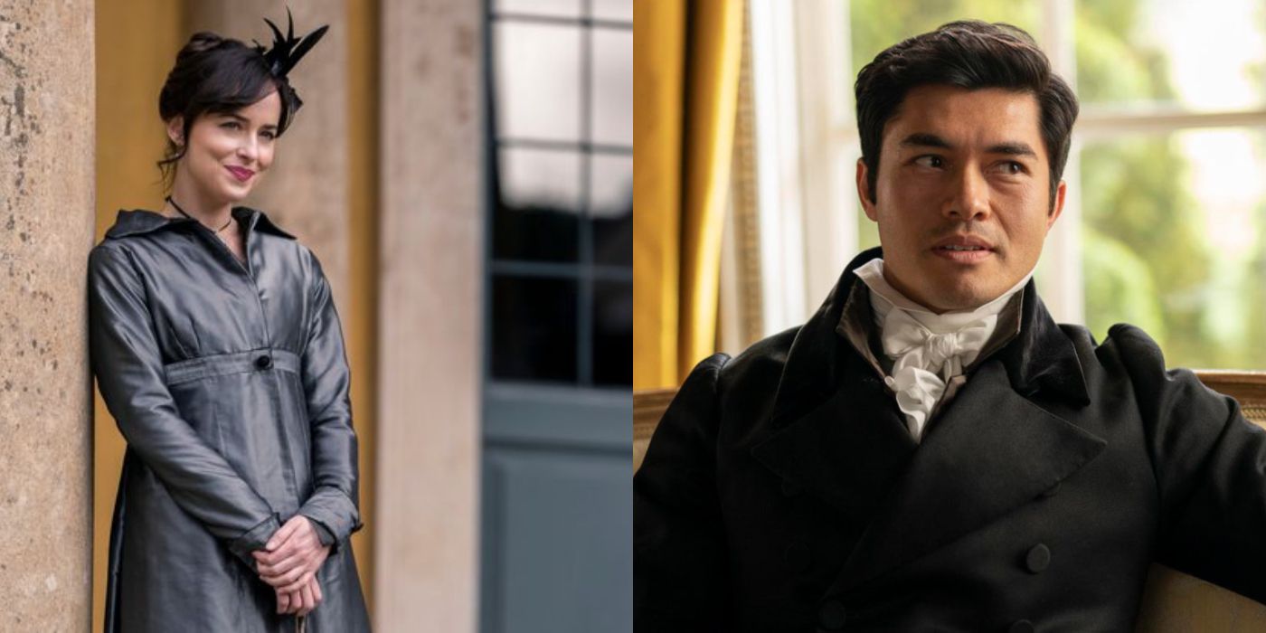 Dakota Johnson and Henry Golding in Persuasion