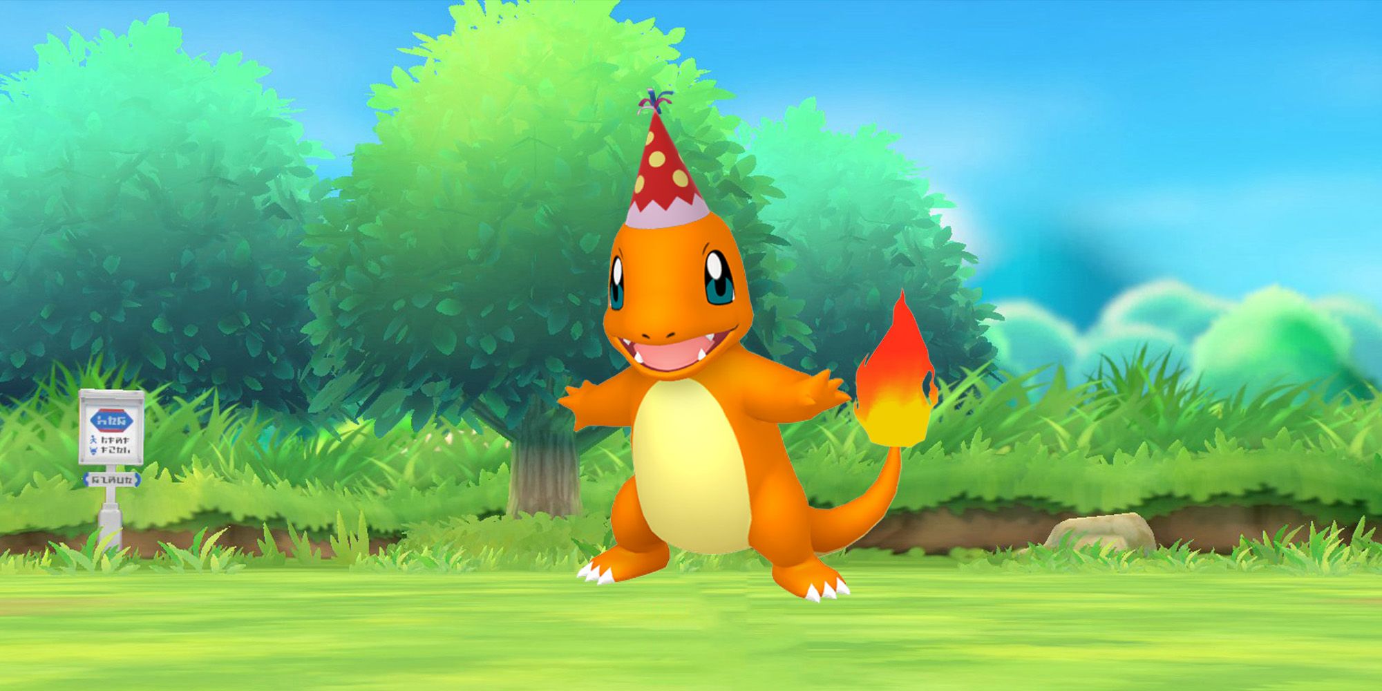 Pokemon Go Anniversary Event 6 Years Charmander Limited Time Party Hat