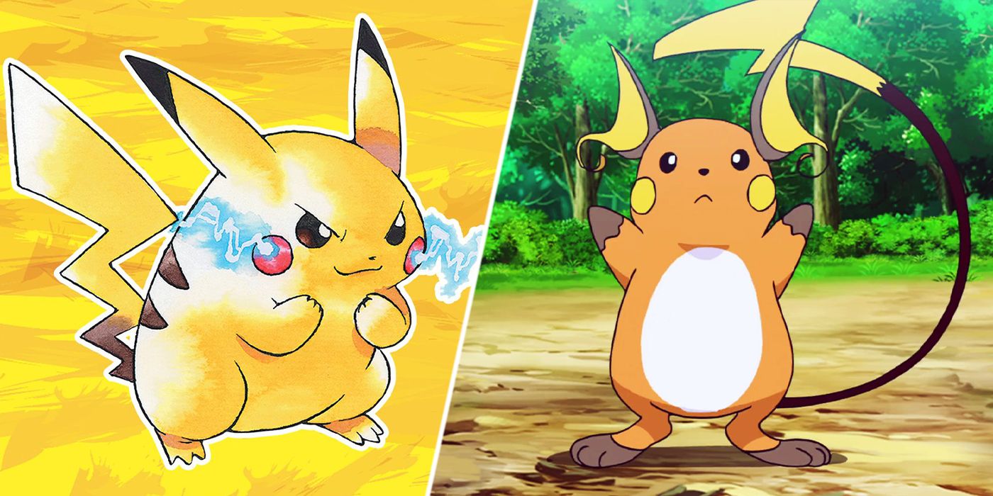 All Pikachu Evolution Animations 