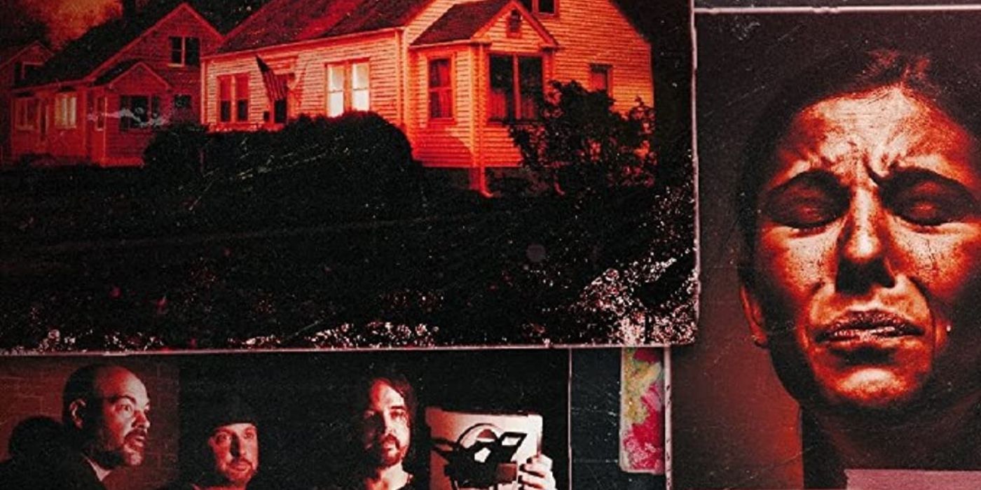 Pictures of people and a home in the poster for Ghost Adventures House Calls.