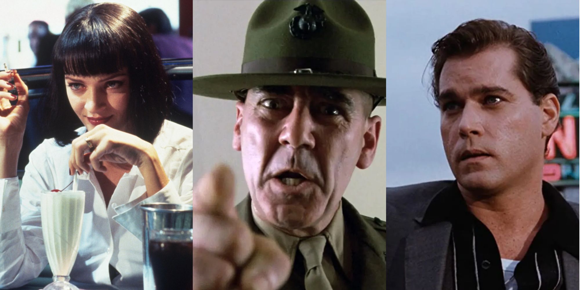 Pulp Fiction, Full Metal Jacket and Goodfellas