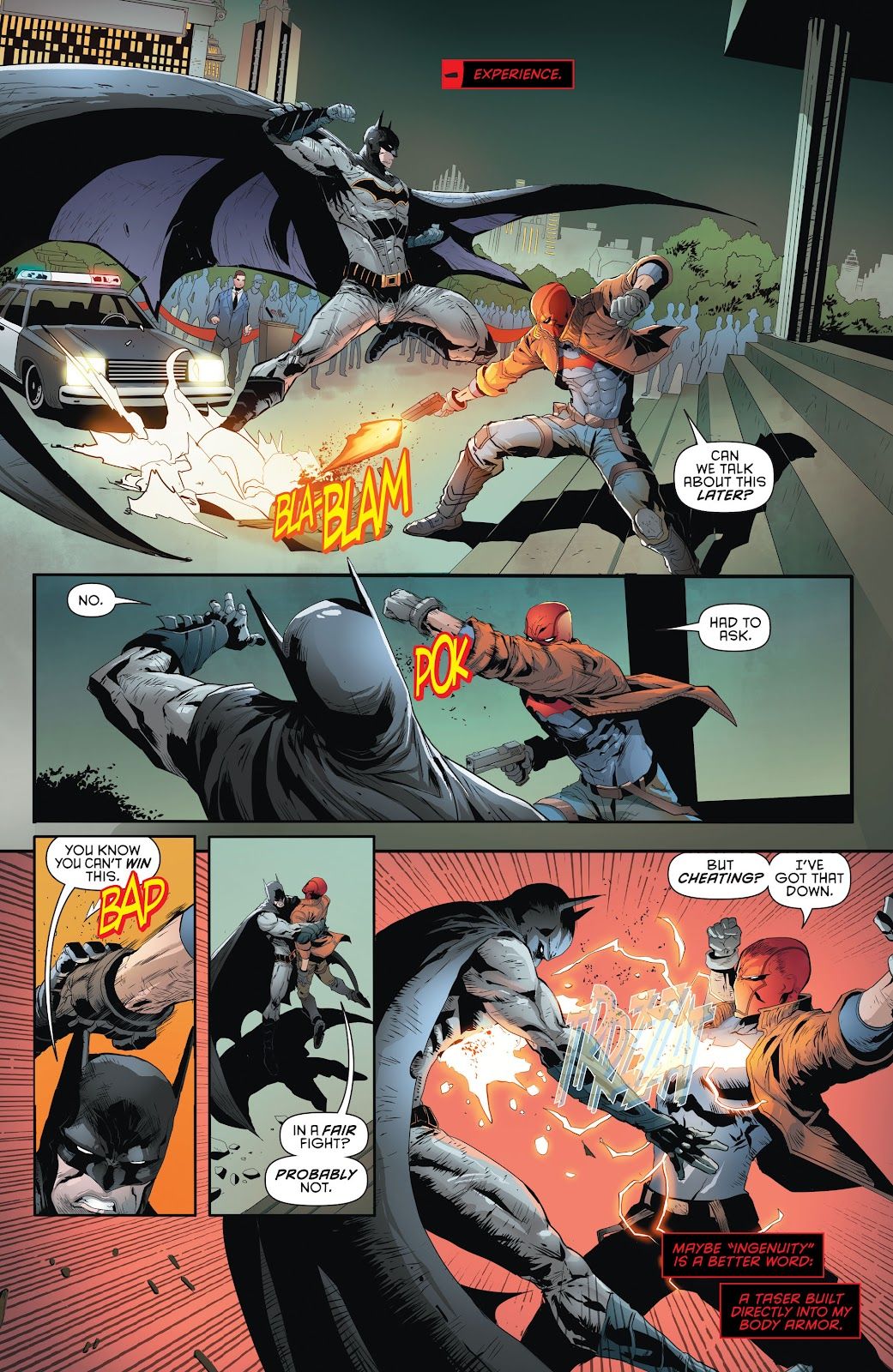 Red Hood chest taser #1