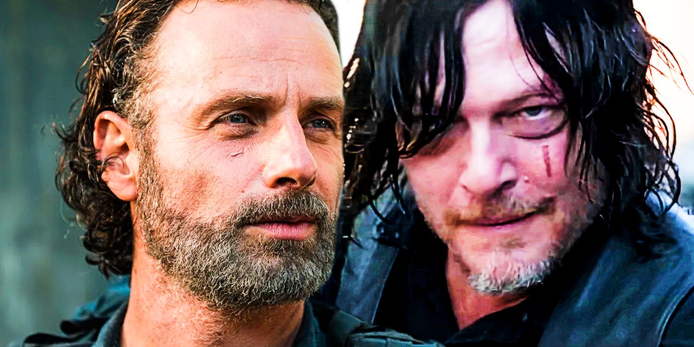Rick Grimes and Daryl Dixon in The Walking Dead