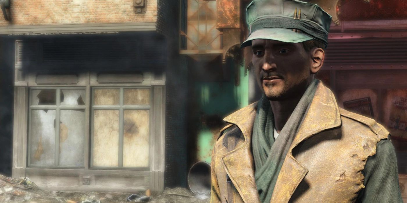 Robert MacCready standing still in Fallout 4.