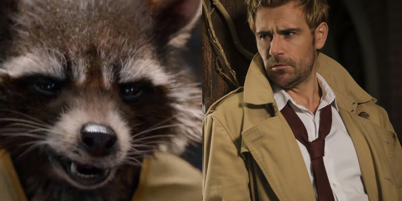 Split image of Rocket and Constatine