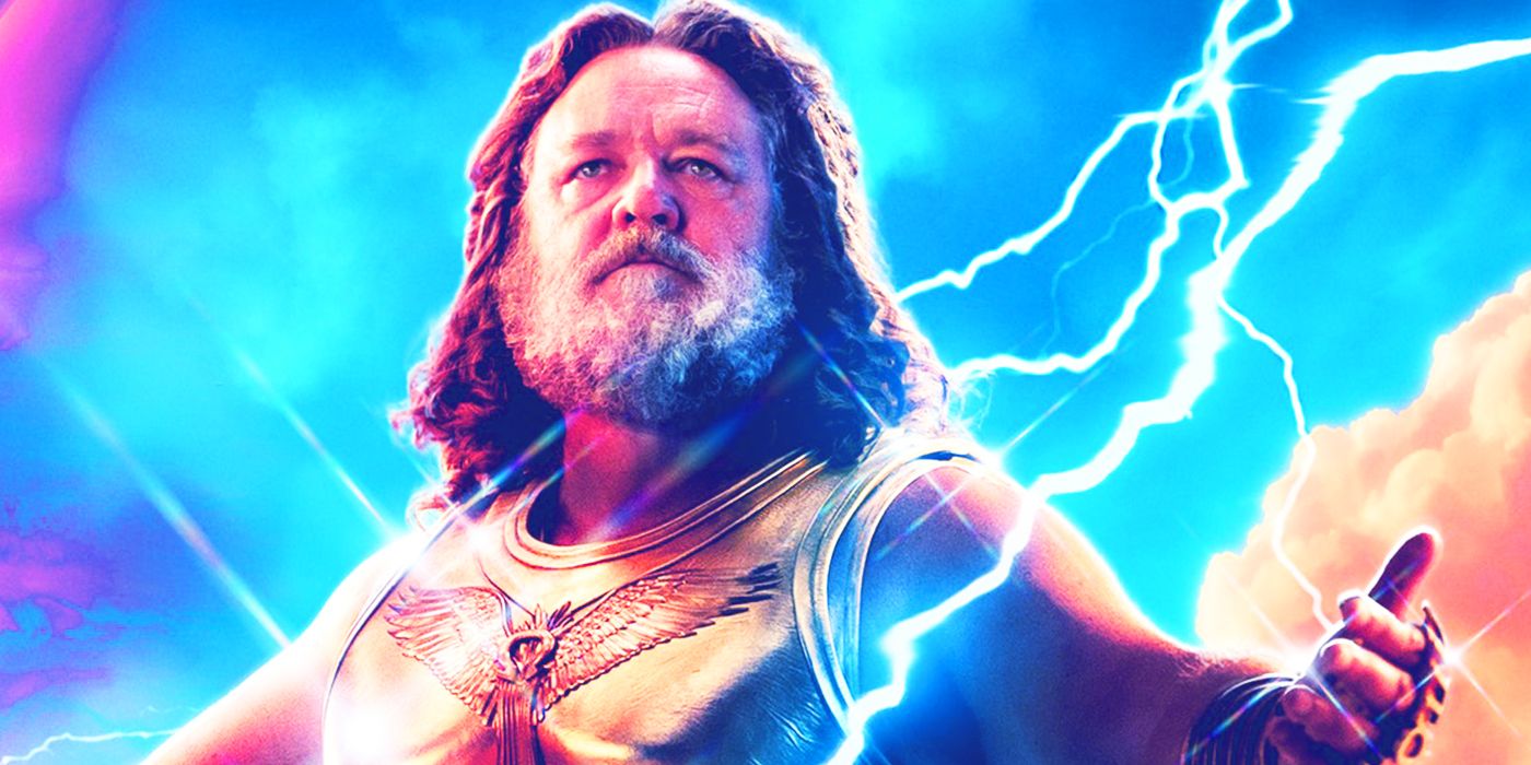 Zeus' (Russel Crowe) Marvel Comics origins explains how he survives in Thor 4